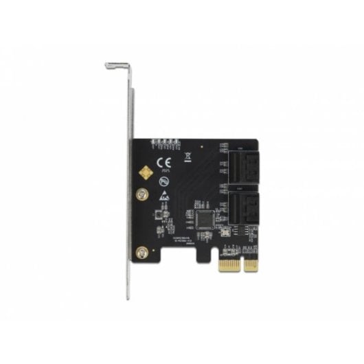 Tarjeta controladora DeLock 90010 PCI Express x1 4 puertos SATA 6 Gbps perfil bajo