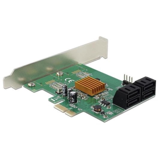 Scheda di Rete DeLock 90382 PCI Express SATA 6 Gbps 4 Porte Interno Hot-Swap