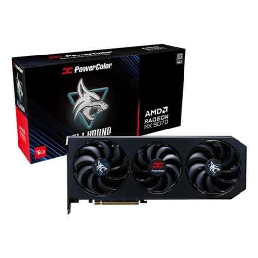 Tarjeta Graphique PowerColor Radeon RX 9070 Hellhound 16GB GDDR6