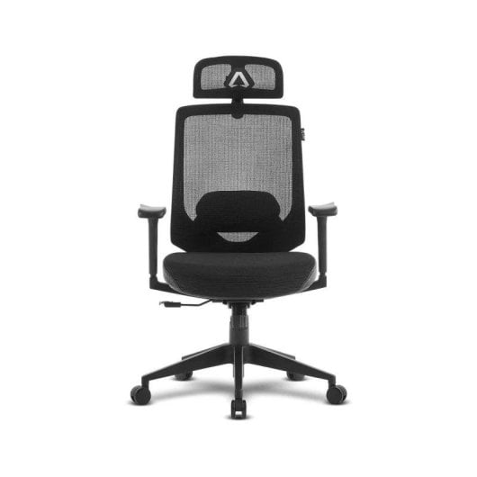 Sedia da ufficio Alpha Gamer Stella ergonomica mesh tech supporti 3D nera