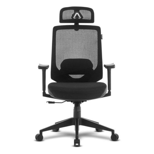 Sedia da ufficio Alpha Gamer Stella ergonomica mesh tech supporti 3D nera