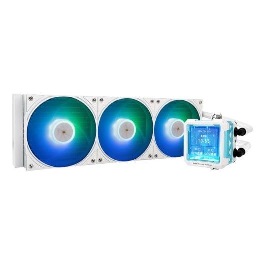 Refrigeração Líquida Thermalright Frozen Warframe PRO 360 360mm 3 Ventiladores ARGB Ecrã LCD