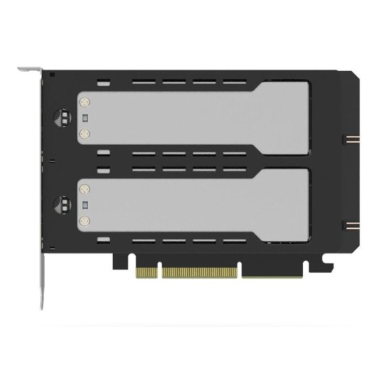 Carte PCIe ICY DOCK MB842M5P-B ExpressSlot Elite 2x M.2 NVMe PCIe 5.0 x8 Extractible