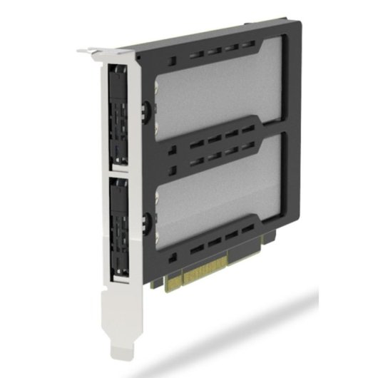 Carte PCIe ICY DOCK MB842M5P-B ExpressSlot Elite 2x M.2 NVMe PCIe 5.0 x8 Extractible