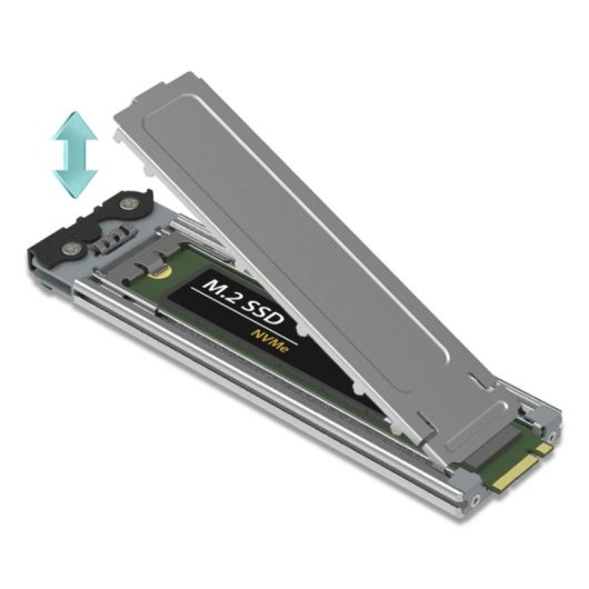 Carte PCIe ICY DOCK MB842M5P-B ExpressSlot Elite 2x M.2 NVMe PCIe 5.0 x8 Extractible