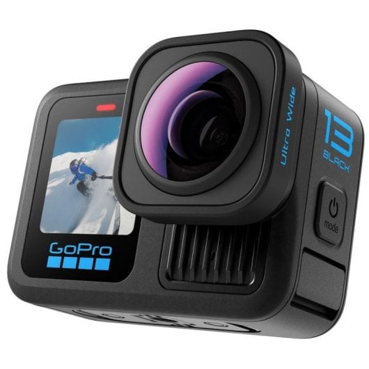 Caméra Sportive GoPro Hero13 5.3K UltraHD WiFi BT GPS UltraWide Stabilisation Avancée
