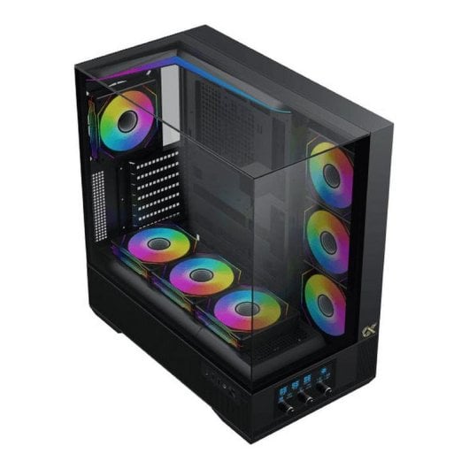 PC-Gehäuse Xigmatek Vision EN45196 Schwarz ARGB Glas ATX mATX 7 Slots