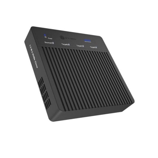 Base di connessione ICY BOX IB-4013MCL-C4 M.2 NVMe USB4 Alluminio Clonazione 1:3