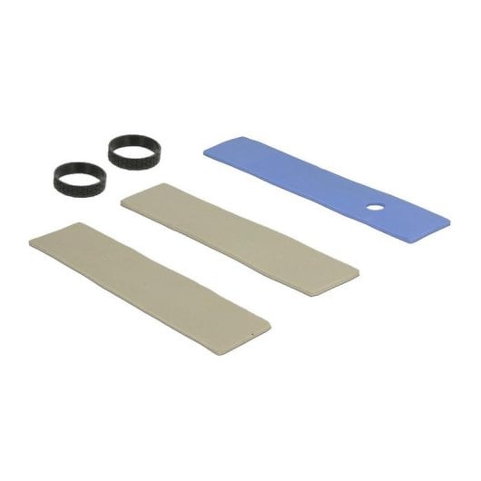 Kühlkörper DeLock 18284 Aluminium 100 mm für M.2 SSD Schwarz