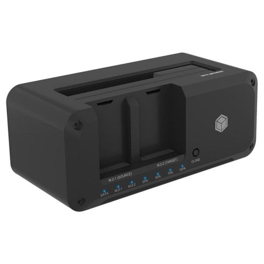 Base de conexión ICY BOX IB-2924MSCL-C31 USB-C para discos 2,5 y 3,5 y SSD M.2