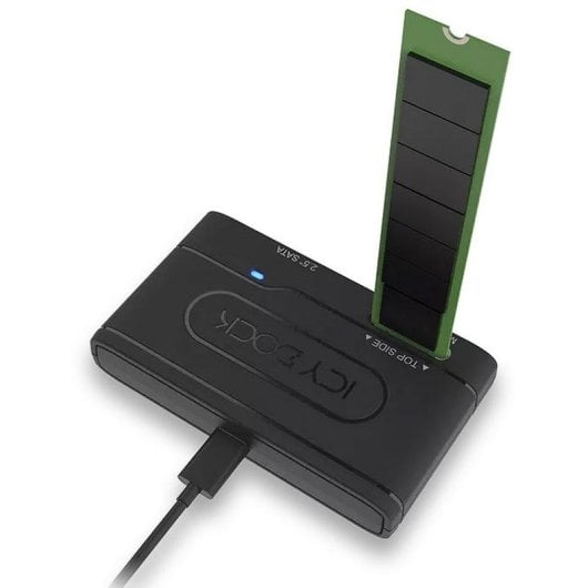 Adattatore ICY DOCK MB104U-1SMB USB-C 3.1 per HDD/SSD 2,5" e M.2 SATA/NVMe