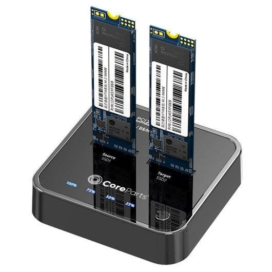 Base di connessione CoreParts MS-CLONER-NVME SSD M.2 USB 3.2 Gen 2 10 Gbit/s