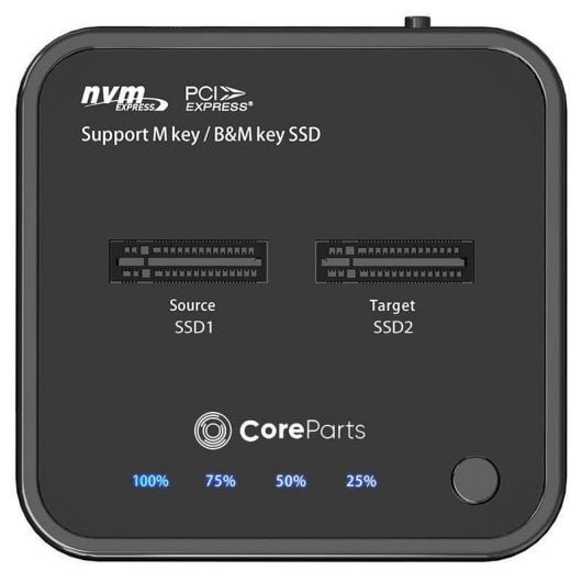 Base di connessione CoreParts MS-CLONER-NVME SSD M.2 USB 3.2 Gen 2 10 Gbit/s