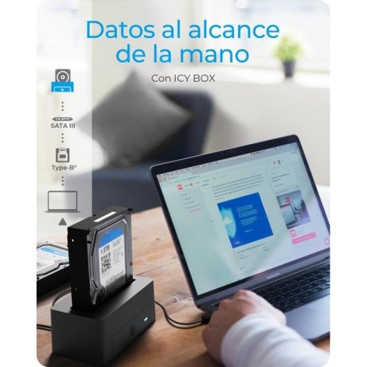 Base HDD ICY BOX IB-1121-U3 SATA USB 3.2 Gen1 2.5/3.5" Nero