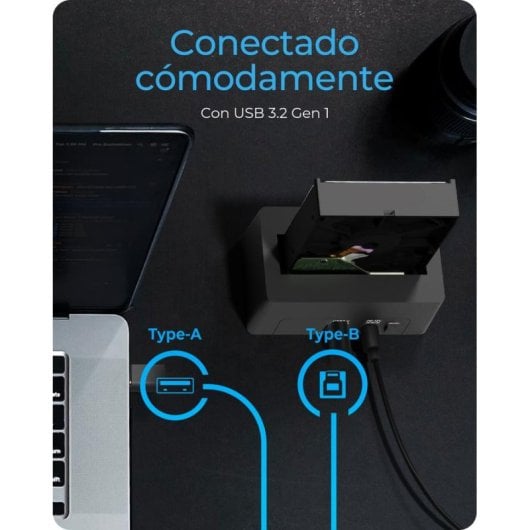 Base HDD ICY BOX IB-1121-U3 SATA USB 3.2 Gen1 2.5/3.5" Nero