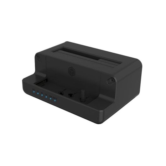 Base di connessione ICY BOX IB-2914MSCL-C31 SATA M.2/2.5/3.5 USB-C 10 Gbps Alluminio Nero