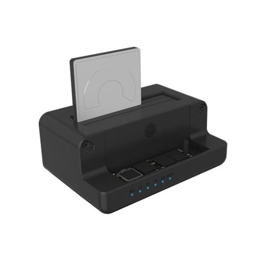 Base di connessione ICY BOX IB-2914MSCL-C31 SATA M.2/2.5/3.5 USB-C 10 Gbps Alluminio Nero