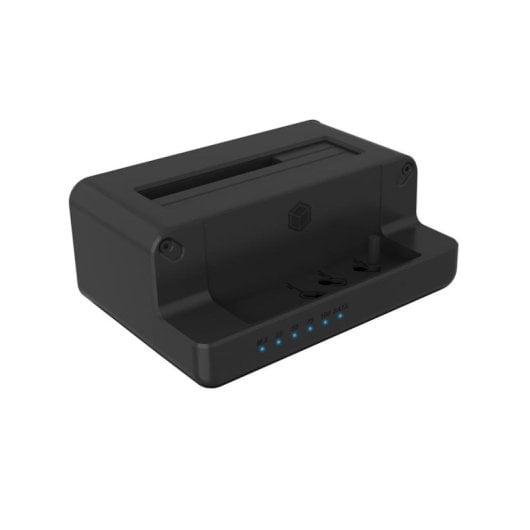 Base di connessione ICY BOX IB-2914MSCL-C31 SATA M.2/2.5/3.5 USB-C 10 Gbps Alluminio Nero