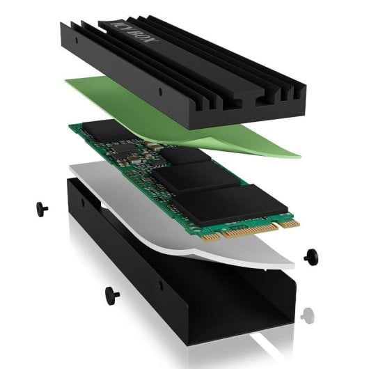 Dissipatore SSD ICY BOX IB-M2HS-PS5 Alluminio Compatibile PS5 e PC