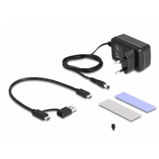 Conversor DeLock 64190 USB-C SATA M.2 NVMe Função Clone SSD HDD 0.3 m