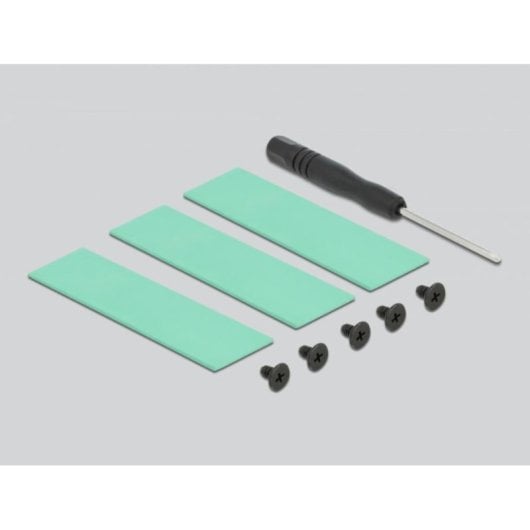 Dissipatore DeLock 18353 Alluminio Nero per SSD M.2 2280 con Pad Termici