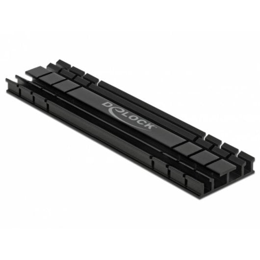 Dissipatore DeLock 18286 in alluminio nero per modulo M.2 100 mm