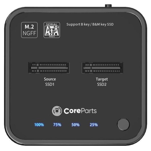 Base di connessione CoreParts MS-CLONER-SATA USB-C SSD SATA M.2 Plug and Play