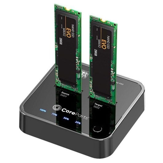 Base di connessione CoreParts MS-CLONER-SATA USB-C SSD SATA M.2 Plug and Play