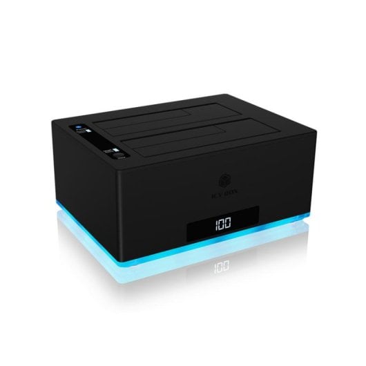 Base di collegamento ICY BOX IB-127CL-U3 2 Bay SATA 2.5/3.5 USB 3.2 Clonazione HDD/SSD