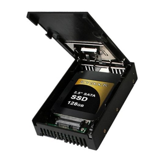 Box disco rigido Icy Dock MB882SP-1S-1B SATA 2.5" in 3.5" plastica nera