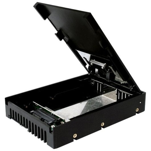 Box disco rigido Icy Dock MB882SP-1S-1B SATA 2.5" in 3.5" plastica nera