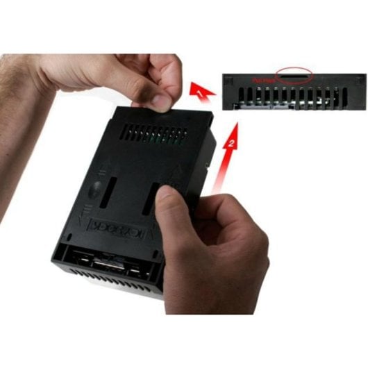 Box PC ICY DOCK MB882SP-1S-2B 3.5" Plastica Nero Adattatore SATA 2.5"/3.5"