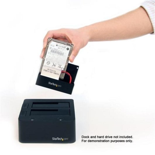 Adaptador Startech SAT2IDEADP SATA a IDE para discos duros 2,5" y 3,5" metálico negro