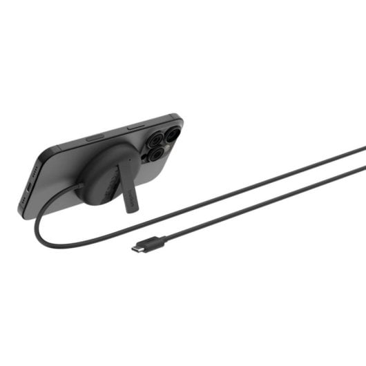 Carregador magnético Belkin WIA011HQBK Qi2 15W wireless MagSafe preto