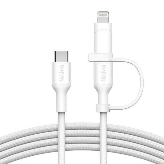 Cavo USB-C Belkin CAC003HQ1.5MWH BoostCharge Pro 1,5 m Bianco Power Delivery