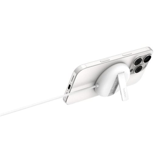 Carregador magnético Belkin WIA011kqWH Qi2 15W MagSafe Branco