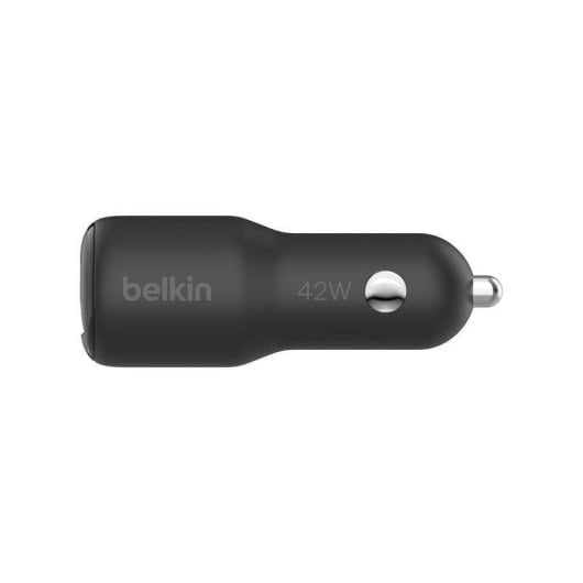 Caricatore per auto Belkin CCB005btBK doppia porta USB-C 30 W e USB-A 12 W ricarica rapida