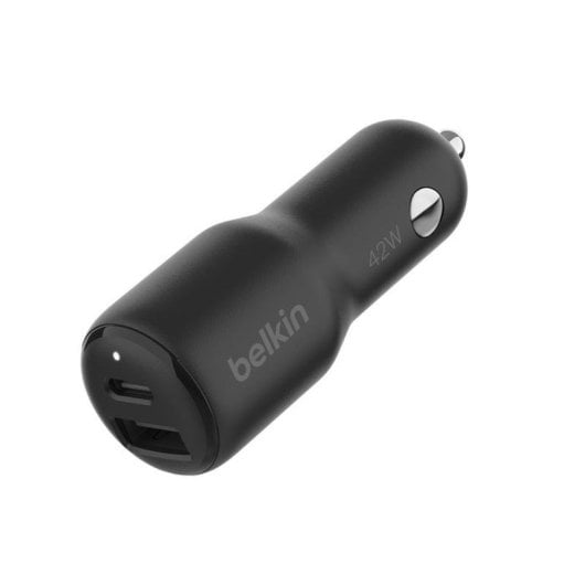 Caricatore auto Belkin CCB005btBK 42W USB-C PD PPS 2 porte Nero