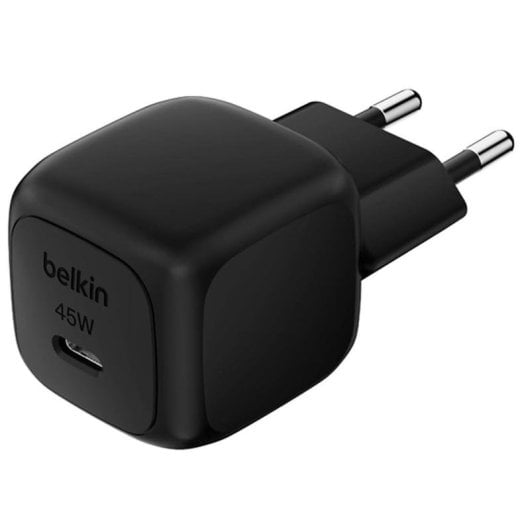 Caricatore Belkin WCA013kqBK USB-C 45W Ricarica Rapida Power Delivery Nero