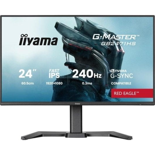 Monitor PC iiyama G-MASTER GB2471HS-B1 23,8" FullHD 240Hz Fast IPS HDR10 0,3ms G-Sync