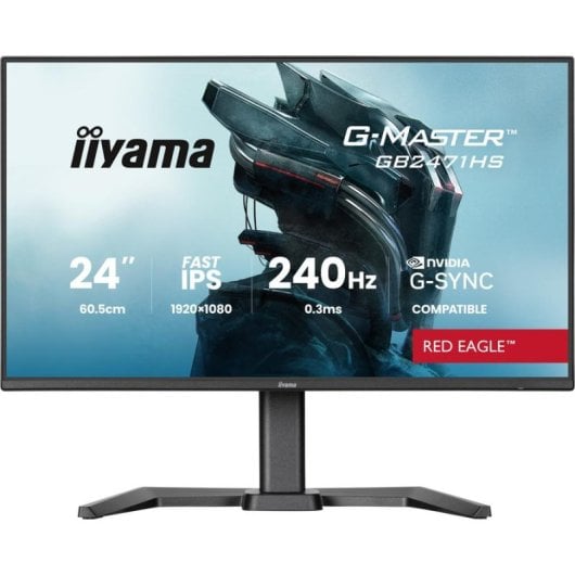 Monitor Iiyama G-MASTER GB2471HS-B1 23.8" FullHD 240Hz Fast IPS HDR10 G-SYNC