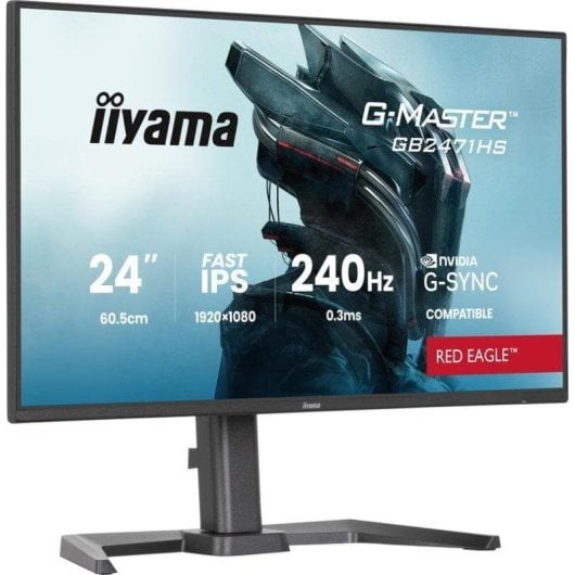 Monitor PC iiyama G-MASTER GB2471HS-B1 23,8" FullHD 240Hz Fast IPS HDR10 0,3ms G-Sync
