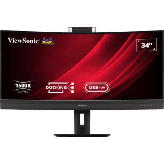 Écran PC Viewsonic VG3457CV 34" UltraWide Quad HD 100Hz VA incurvé Webcam intégrée
