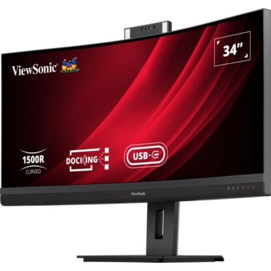 Écran PC Viewsonic VG3457CV 34" UltraWide Quad HD 100Hz VA incurvé Webcam intégrée