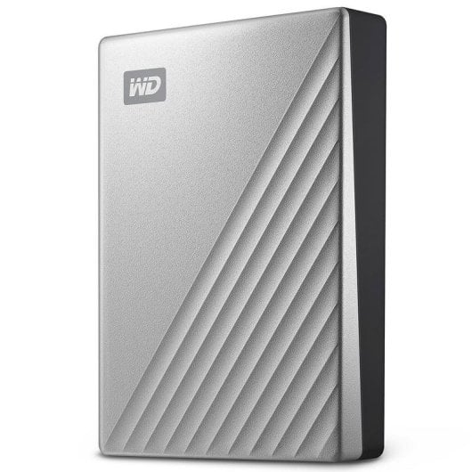 Disco Duro Western Digital WDBFTM0040BSL-WESN 4TB HDD USB 3.2 Type-C Criptografia
