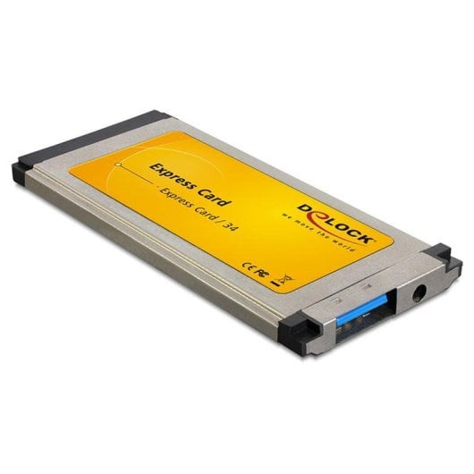 Carte Express USB 3.0 DeLock 61872 1 port 5 Gbit/s Noir Gris