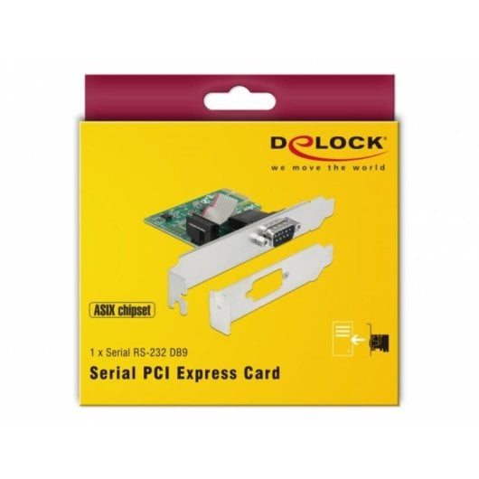 Scheda Interfaccia DeLock 89948 PCI Express RS-232 1 Porta D-Sub Low Profile