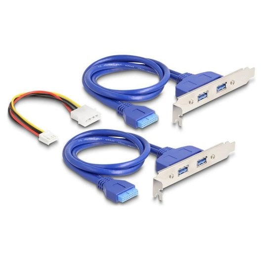 Adattatore DeLock 61066 M.2 B+M 4x USB 3.2 Gen 1 5Gbps