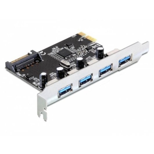 Tarjeta PCI Express DeLock 89297 4 Puertos USB 3.0 Externos y Alimentación SATA