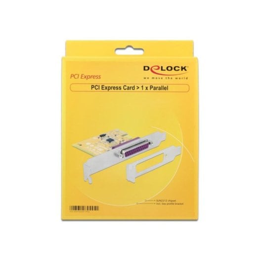 Tarjeta de Rede DeLock 89445 PCI Express Paralelo 1,8 Mb/s Baixo Perfil